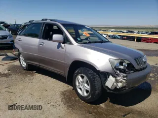 2001 Lexus RX 300 with VIN JTJGF10U710082846, listed as a Copart auction lot 59164804 with 0 mi miles and Salvage Title. Bid and sale history available at carsss.com. Image 4.