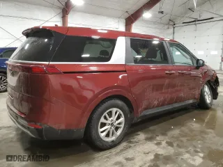2022 Kia Carnival LXS with VIN KNDNB4H33N6168337, listed as a Copart auction lot 47724905 with 51,061 mi miles and Salvage Title. Bid and sale history available at carsss.com. Image 3.