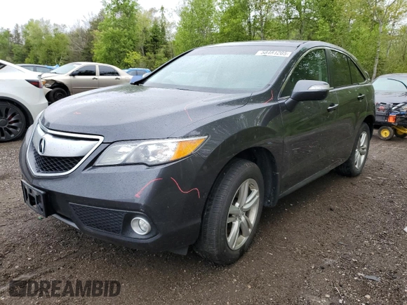 2014 Acura RDX with VIN 5J8TB4H30EL802052, listed as a Copart auction lot 58481205 with 142,416 mi miles and Salvage title. Bid and sale history available at DreamBid. Image 1.