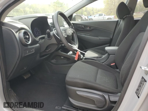 2022 Hyundai Kona SEL with VIN KM8K6CAB0NU819594, listed as a Copart auction lot 54339375 with 21,457 mi miles and Salvage Title. Bid and sale history available at DreamBid. Image 7.