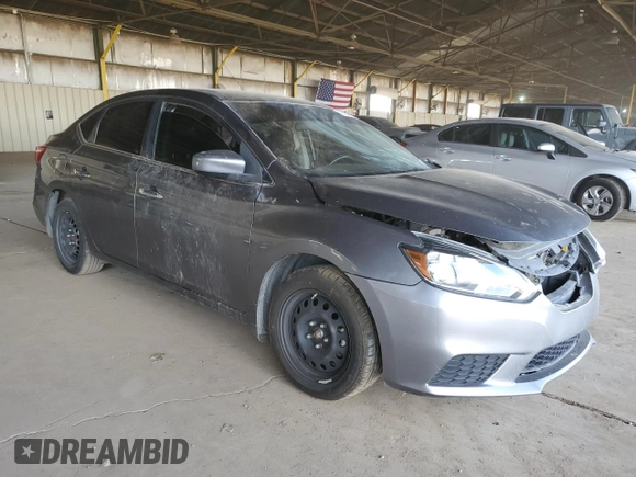 2019 Nissan Sentra S with VIN 3N1AB7AP8KY430020, listed as a Copart auction lot 51343155 with 97,857 mi miles and Salvage Title. Bid and sale history available at DreamBid. Image 4.