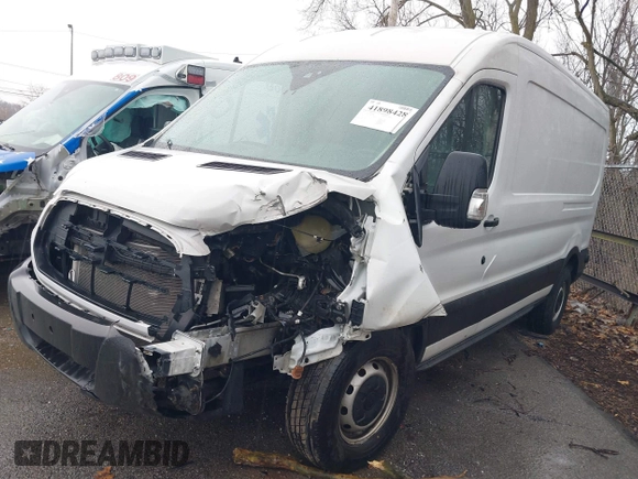 2019 Ford Transit with VIN 1FTYR2CM1KKA10613, listed as a IAAI auction lot 41898428 with 442,144 mi miles. Bid and sale history available at carsss.com. Image 17.