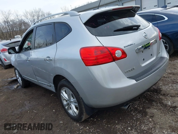2013 Nissan Rogue S with VIN JN8AS5MV5DW129070, listed as a IAAI auction lot 41720597 with 99,892 mi miles and . Bid and sale history available at DreamBid. Image 3.