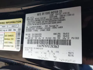 2016 Ford Mustang EcoBoost with VIN 1FA6P8TH7G5283862, listed as a IAAI auction lot 41662933 with 50,071 mi miles. Bid and sale history available at carsss.com. Image 9.