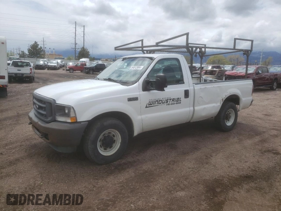 2004 Ford F-250 XL with VIN 3FTNF20L64MA01229, listed as a Copart auction lot 54612984 with 408,254 mi miles and Clean title. Bid and sale history available at DreamBid. Image 1.