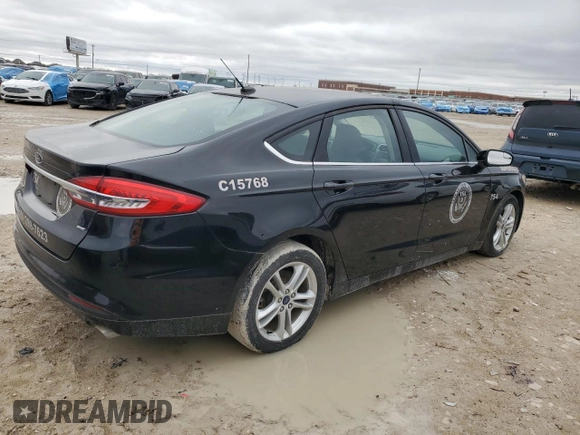 2018 Ford Fusion SE with VIN 3FA6P0H77JR249409, listed as a Copart auction lot 45143645 with 125,546 mi miles and Clean Title. Bid and sale history available at carsss.com. Image 3.