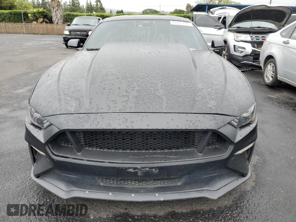 2021 Ford Mustang EcoBoost with VIN 1FA6P8TH1M5128283, listed as a Copart auction lot 53375735 with 52,908 mi miles and Salvage Title. Bid and sale history available at carsss.com. Image 5.