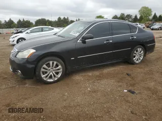 2010 Infiniti M with VIN JN1CY0AR7AM961713, listed as a Copart auction lot 55598835 with 188,696 mi miles and Salvage title. Bid and sale history available at DreamBid. Image 1.