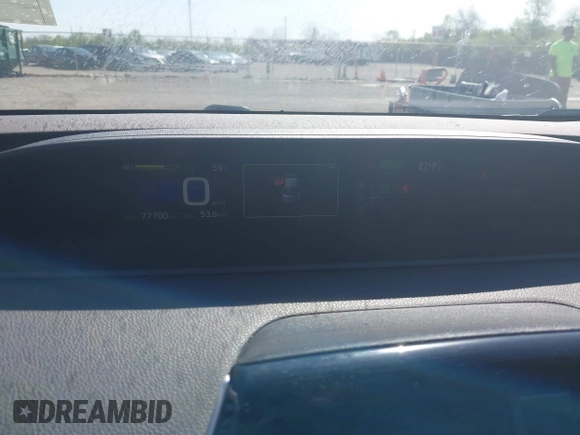 2016 Toyota Prius Two with VIN JTDKBRFU0G3022879, listed as a IAAI auction lot 42155115 with 77,700 mi miles and . Bid and sale history available at carsss.com. Image 7.