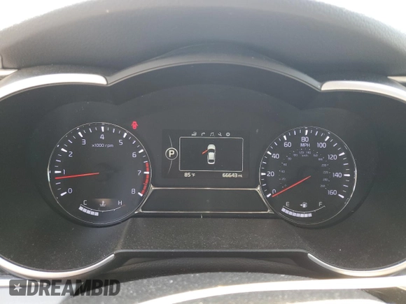 2015 Kia Optima SX Turbo with VIN 5XXGR4A60FG516459, listed as a Copart auction lot 54153155 with 66,643 mi miles and Salvage Title. Bid and sale history available at carsss.com. Image 9.