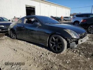 2006 Infiniti G35 Coupe with VIN JNKCV54E06M710520, listed as a Copart auction lot 79905574 with 0 mi miles and Salvage Title. Bid and sale history available at carsss.com. Image 4.