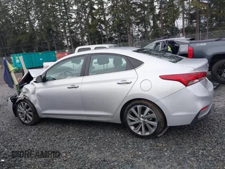 2021 Hyundai Accent Limited with VIN 3KPC34A6XME132842, listed as a IAAI auction lot 41268124 with 52,698 mi miles. Bid and sale history available at carsss.com. Image 14.