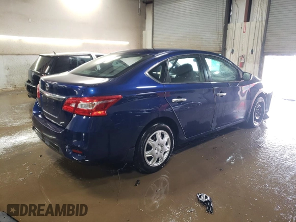 2017 Nissan Sentra SV with VIN 3N1AB7AP3HY274171, listed as a Copart auction lot 51244035 with 43,427 mi miles and Salvage Title. Bid and sale history available at carsss.com. Image 3.