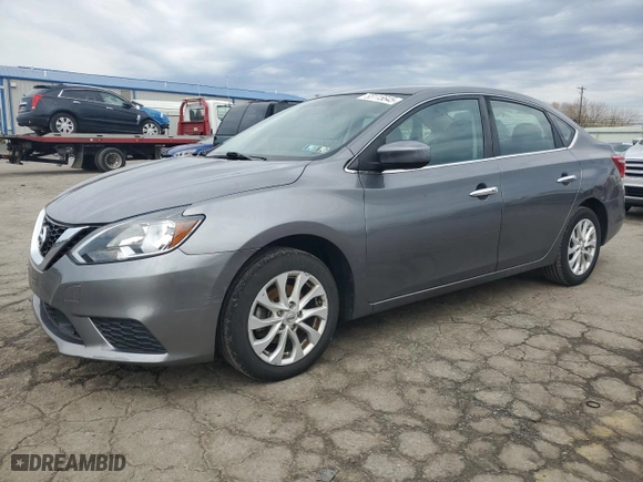 2019 Nissan Sentra SV with VIN 3N1AB7AP4KL626436, listed as a Copart auction lot 53115645 with 107,163 mi miles and Clean Title. Bid and sale history available at carsss.com. Image 1.