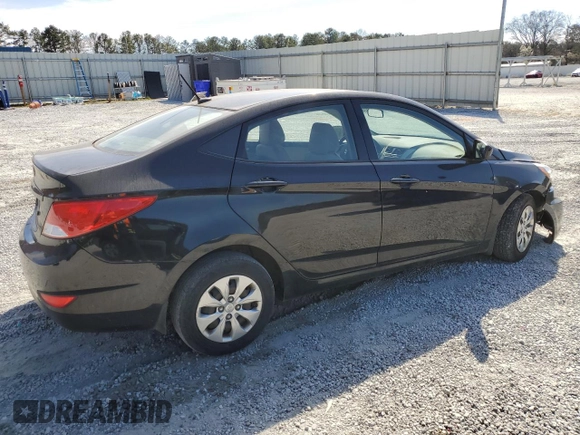 2017 Hyundai Accent SE with VIN KMHCT4AE6HU340758, listed as a Copart auction lot 47438905 with 168,237 mi miles and Salvage Title. Bid and sale history available at carsss.com. Image 3.