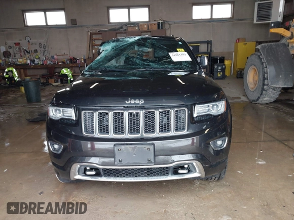 2014 Jeep Grand Cherokee Overland with VIN 1C4RJFCGXEC181159, listed as a IAAI auction lot 41861192 with 111,401 mi miles. Bid and sale history available at carsss.com. Image 12.