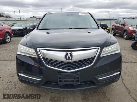 2015 Acura MDX with VIN 5FRYD4H28FB017710, listed as a Copart auction lot 48606695 with 97,143 mi miles and Salvage title. Bid and sale history available at DreamBid. Image 5.