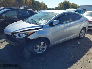 2014 Hyundai Elantra SE with VIN 5NPDH4AE9EH525628, listed as a IAAI auction lot 40683497 with 1 mi miles. Bid and sale history available at carsss.com. Image 19.