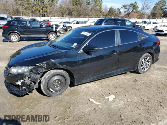 2016 Honda Civic Sedan EX with VIN 19XFC2F80GE216328, listed as a Copart auction lot 44415155 with 132,114 mi miles and Salvage Title. Bid and sale history available at carsss.com. Image 1.