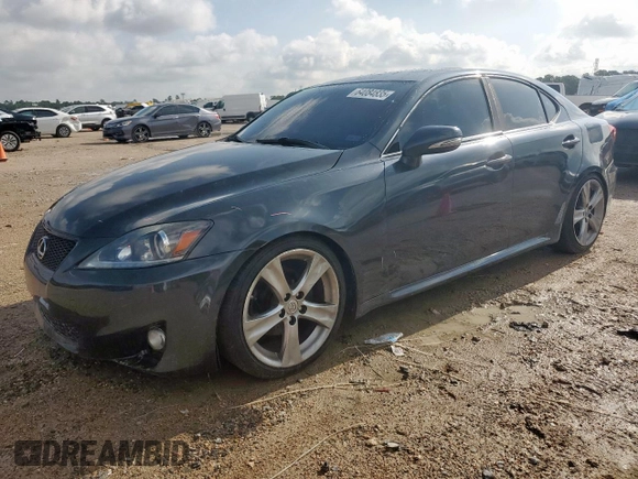 2010 Lexus IS 250 with VIN JTHBF5C26A5123922, listed as a Copart auction lot 64084835 with 159,652 mi miles and Salvage title. Bid and sale history available at DreamBid. Image 1.