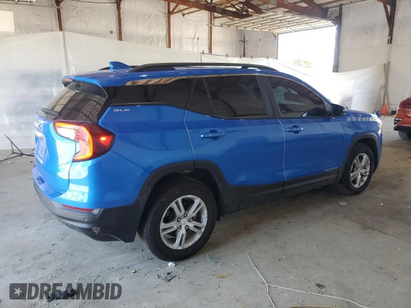 2024 GMC Terrain SLE with VIN 3GKALMEG0RL130101, listed as a Copart auction lot 58255165 with 9,511 mi miles and Salvage title. Bid and sale history available at DreamBid. Image 3.