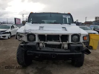 2003 Hummer H2 with VIN 5GRGN23U63H106158, listed as a Copart auction lot 81266274 with 275,953 mi miles and Salvage Title. Bid and sale history available at carsss.com. Image 5.
