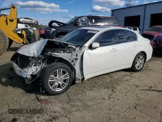 2012 Infiniti G25 Sedan x with VIN JN1DV6AR8CM730418, listed as a Copart auction lot 75059074 with 109,805 mi miles and Salvage Title. Bid and sale history available at carsss.com. Image 1.