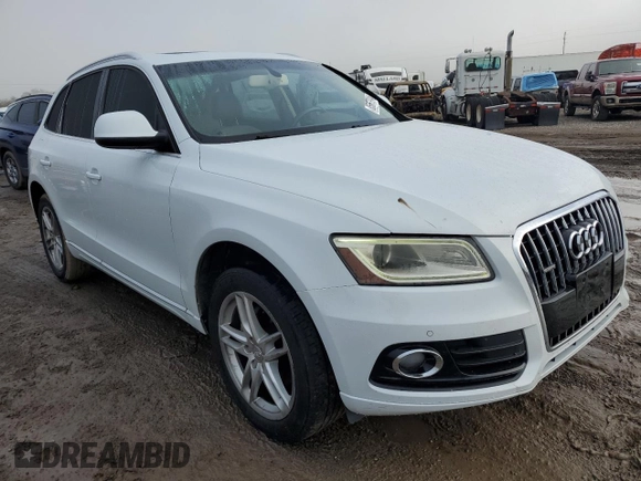 2014 Audi Q5 Premium Plus with VIN WA1LFAFPXEA082191, listed as a Copart auction lot 85557914 with 130,037 mi miles and Salvage Title. Bid and sale history available at carsss.com. Image 4.