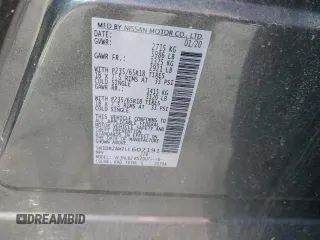 2020 Nissan Pathfinder S with VIN 5N1DR2AM2LC602191, listed as a Copart auction lot 89265205 with 129,199 mi miles and Clean Title. Bid and sale history available at carsss.com. Image 12.