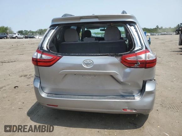 2015 Toyota Sienna LE AAS с VIN 5TDKK3DC2FS546152, выставлен на аукционе Copart как лот 59023215 с пробегом 78 583 миль миль и Списание • Salvage title. История ставок и продаж доступна на DreamBid. Изображение 6.