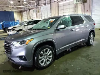 2021 Chevrolet Traverse Premier with VIN 1GNEVKKW9MJ174323, listed as a Copart auction lot 45936545 with 54,049 mi miles and Non Repairable. Bid and sale history available at carsss.com. Image 1.