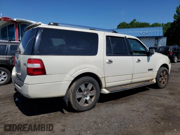 2007 Ford Expedition Max Limited with VIN 1FMFK205X7LA15069, listed as a Copart auction lot 61234255 with 184,803 mi miles and Salvage title. Bid and sale history available at DreamBid. Image 3.