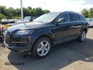 2013 Audi Q7 Premium Plus with VIN WA1LMAFE0DD015875, listed as a Copart auction lot 64954215 with 154,735 mi miles and Clean title. Bid and sale history available at DreamBid. Image 1.