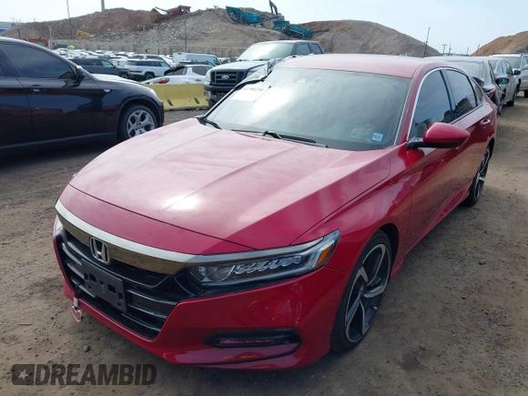 2018 Honda Accord Sedan Sport 1.5T with VIN 1HGCV1F32JA182674, listed as a IAAI auction lot 41788258 with 71,702 mi miles. Bid and sale history available at carsss.com. Image 18.