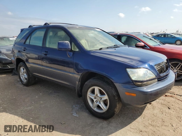 2002 Lexus RX 300 with VIN JTJHF10U220261317, listed as a Copart auction lot 74466814 with 194,603 mi miles and Non Repairable. Bid and sale history available at carsss.com. Image 4.