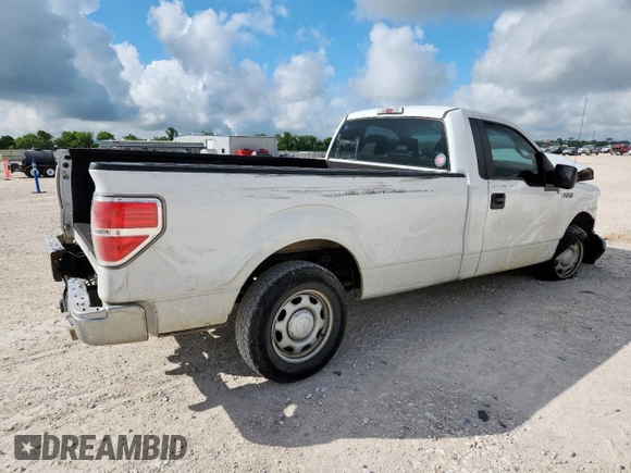 2013 Ford F-150 XL with VIN 1FTMF1CM9DKF31731, listed as a Copart auction lot 61798665 with 114,007 mi miles and Salvage title. Bid and sale history available at DreamBid. Image 3.