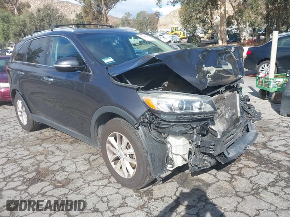 2017 Kia Sorento LX V6 with VIN 5XYPG4A52HG228342, listed as a IAAI auction lot 41430702 with 135,131 mi miles. Bid and sale history available at carsss.com. Image 1.