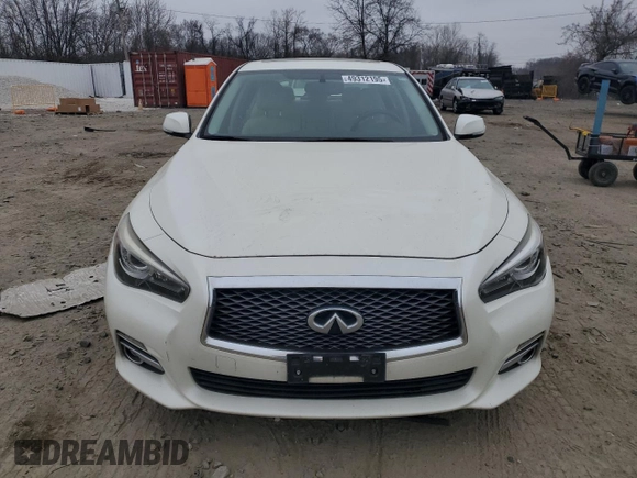 2016 Infiniti Q50 3.0t Premium with VIN JN1EV7AR5GM344216, listed as a Copart auction lot 49312195 with 141,899 mi miles and Salvage Title. Bid and sale history available at carsss.com. Image 5.