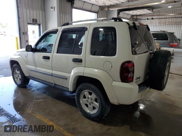 2006 Jeep Liberty Limited with VIN 1J4GL58K26W169185, listed as a Copart auction lot 55209035 with 123,186 mi miles and Salvage Title. Bid and sale history available at carsss.com. Image 2.