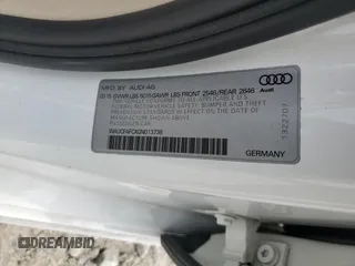 2016 Audi A6 Premium z VIN WAUCFAFCXGN013738, wystawiony jako Copart lot #57225385 z przebiegiem 117 995 mil mil oraz Szkoda całkowita • Salvage title. Historia ofert i sprzedaży dostępna na DreamBid. Obrazek 12.