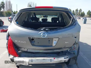 2006 Nissan Murano SL with VIN JN8AZ08T16W429490, listed as a IAAI auction lot 41890192 with 162,332 mi miles and . Bid and sale history available at carsss.com. Image 6.