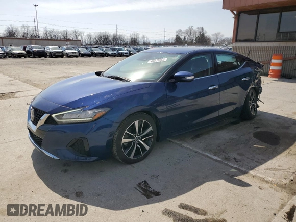 2023 Nissan Maxima SV with VIN 1N4AA6CV3PC508599, listed as a Copart auction lot 49536055 with 39,898 mi miles and Salvage title. Bid and sale history available at DreamBid. Image 1.