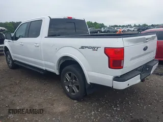 2020 Ford F-150 XL with VIN 1FTFW1E4XLFA55356, listed as a IAAI auction lot 42225427 with 56,865 mi miles and . Bid and sale history available at DreamBid. Image 3.