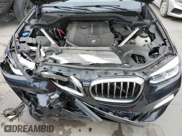 2020 BMW X4 M40i with VIN 5UX2V5C02LLE69520, listed as a Copart auction lot 54485893 with 41,357 mi miles. Bid and sale history available at carsss.com. Image 12.