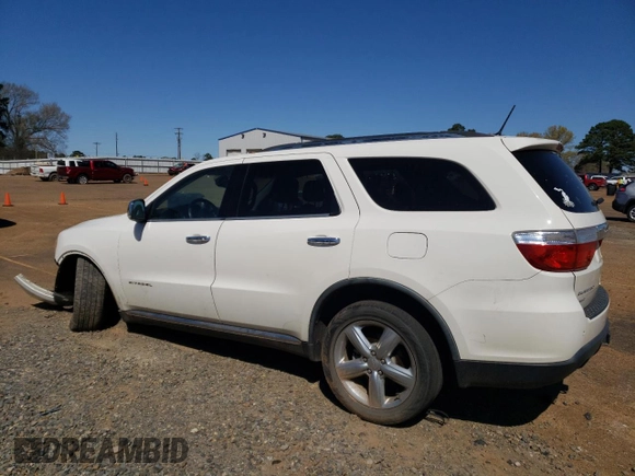 2012 Dodge Durango Citadel with VIN 1C4SDJET5CC158164, listed as a Copart auction lot 49826945 with 183,514 mi miles and Salvage Title. Bid and sale history available at DreamBid. Image 2.