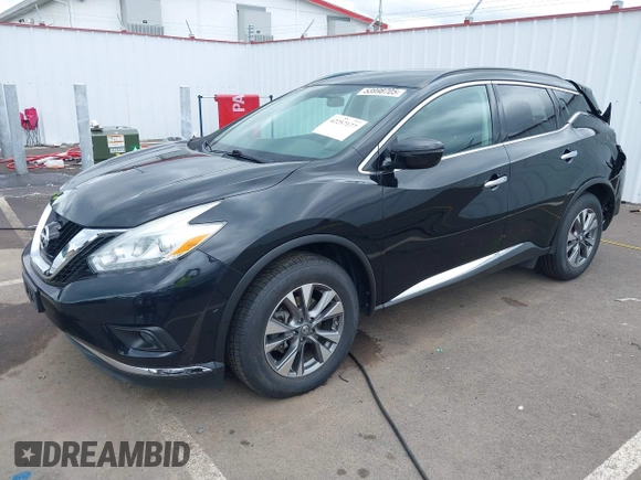 2016 Nissan Murano SL with VIN 5N1AZ2MH6GN110856, listed as a IAAI auction lot 42257177 with 99,596 mi miles and . Bid and sale history available at DreamBid. Image 17.
