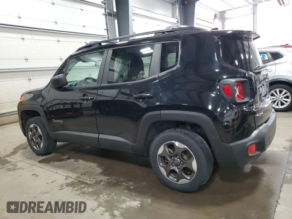 2017 Jeep Renegade Sport with VIN ZACCJBAB3HPG38609, listed as a Copart auction lot 51799745 with 75,549 mi miles and Salvage Title. Bid and sale history available at carsss.com. Image 2.