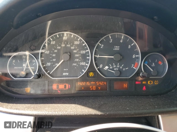 2005 BMW 3 Series 330Ci z VIN WBABD53495PD99191, wystawiony jako Copart lot #55237745 z przebiegiem 142 215 mil mil oraz Szkoda całkowita • Salvage title. Historia ofert i sprzedaży dostępna na DreamBid. Obrazek 9.