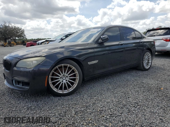 2012 BMW 7 Series 750i xDrive with VIN WBAKC6C5XCC397243, listed as a Copart auction lot 55388715 with 77,424 mi miles and Clean Title. Bid and sale history available at DreamBid. Image 1.