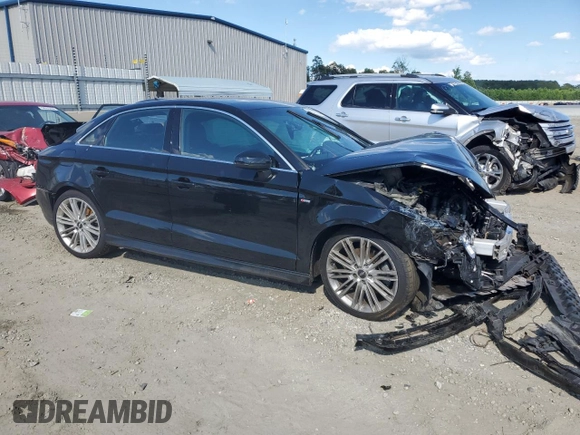 2017 Audi A3 Sedan Premium Plus with VIN WAUGUGFF4H1041189, listed as a Copart auction lot 70679594 with Not Provided miles and Salvage Title. Bid and sale history available at carsss.com. Image 4.